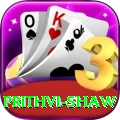 prithvi shaw Gaming Master